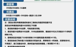 电信燕山卡29元包155G通用+30G定向流量套餐介绍